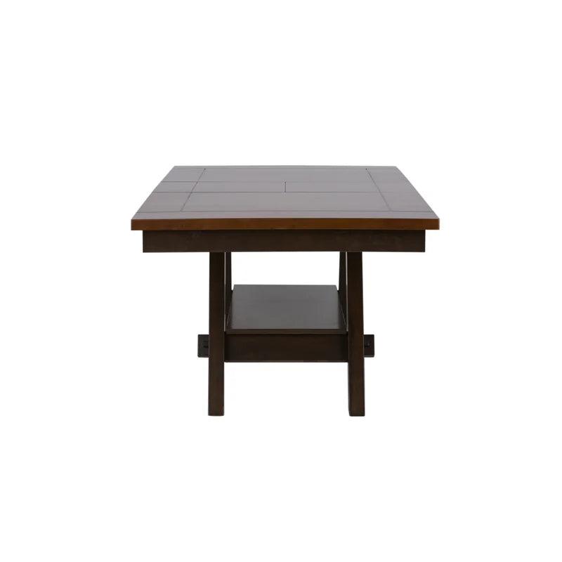 6 - Piece Extendable Trestle Dining Set - Ouch Cart