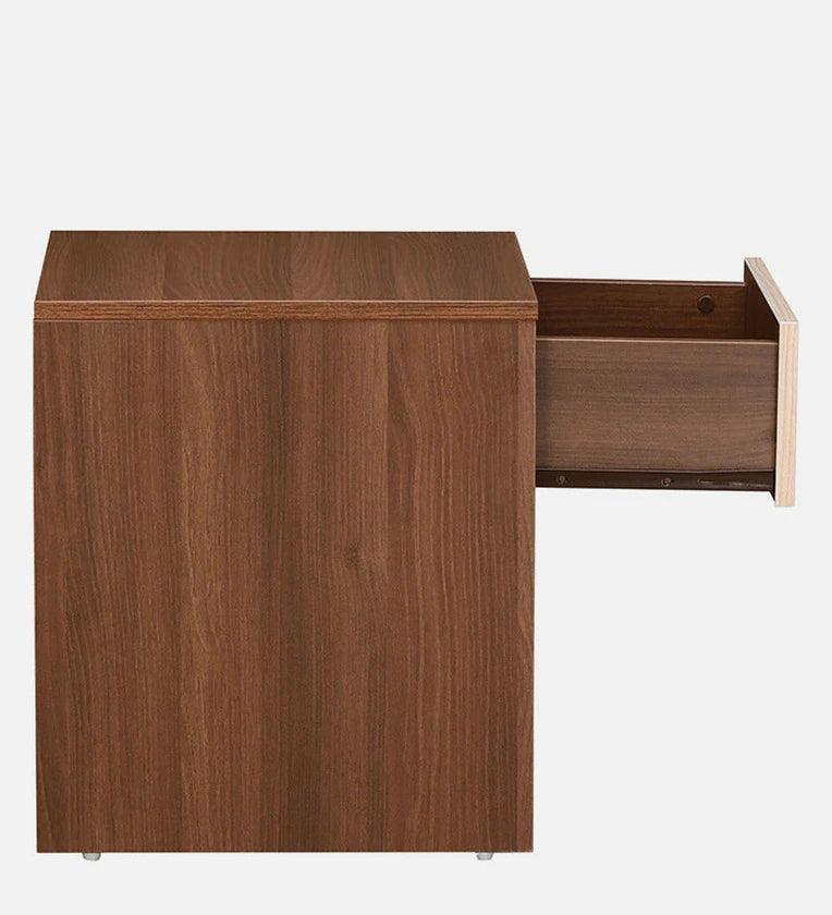 Bedside Table in Walnut Finish - Ouch Cart