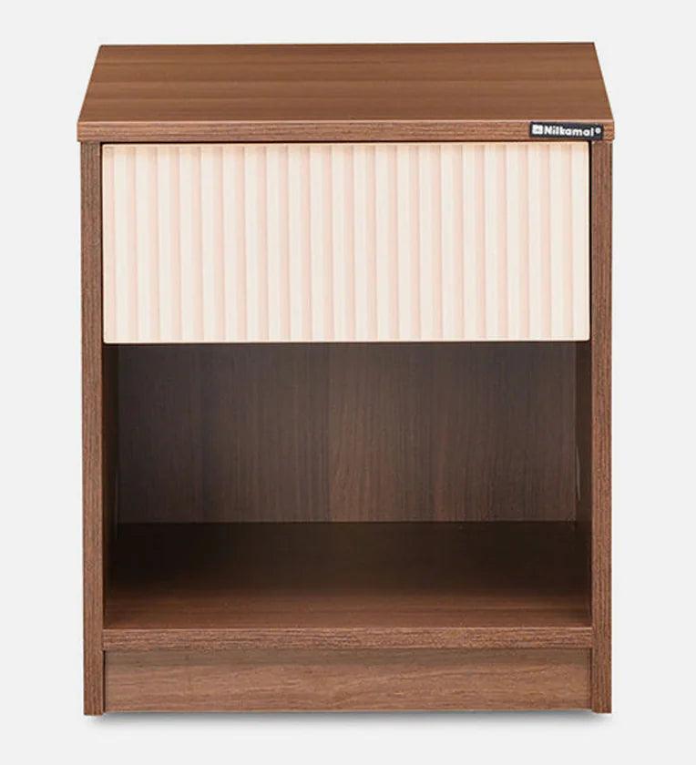 Bedside Table in Walnut Finish - Ouch Cart