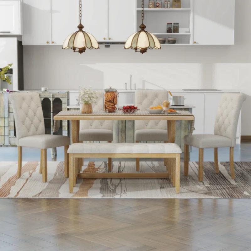 6 - Piece Dining Set - Ouch Cart