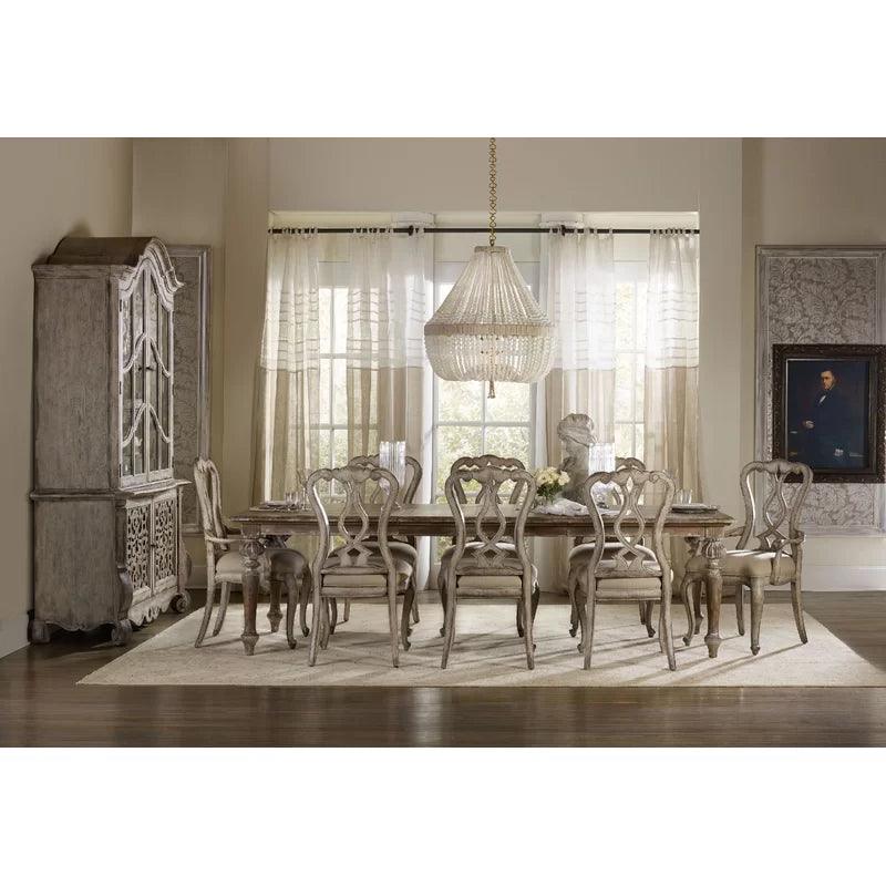 9 - Piece Solid Wood Dining Set - Ouch Cart