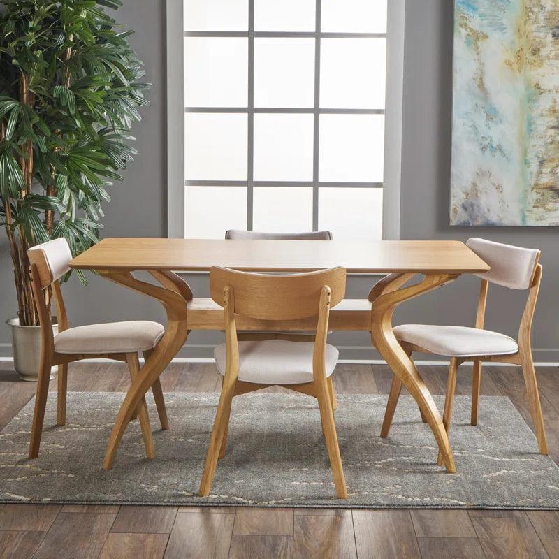 5 - Piece Trestle Dining Set - Ouch Cart