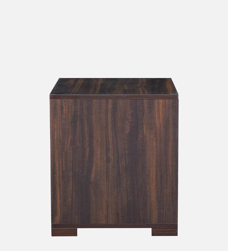 Bedside Table in Brown And White Colour - Ouch Cart