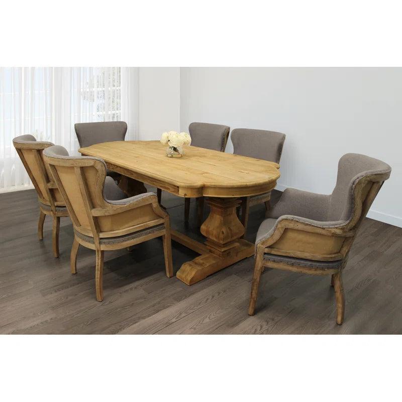 7 - Piece Trestle Dining Set - Ouch Cart
