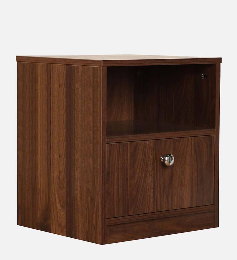 Bedside Table in Matte Finish with Drawer - Ouch Cart