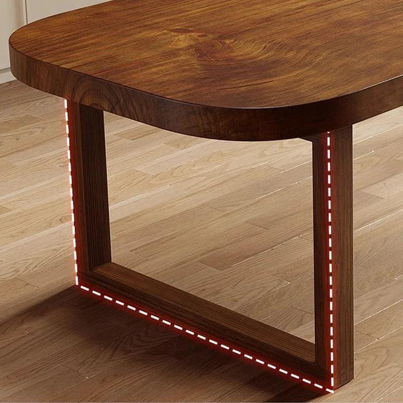 7 - Piece Solid Wood Sled Dining Set - Ouch Cart