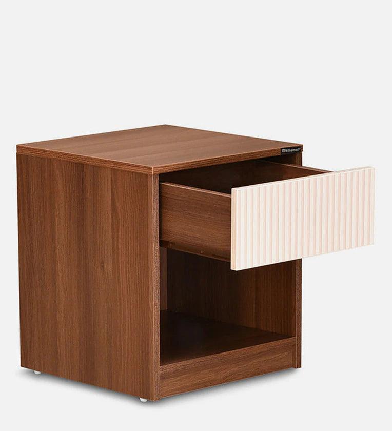 Bedside Table in Walnut Finish - Ouch Cart