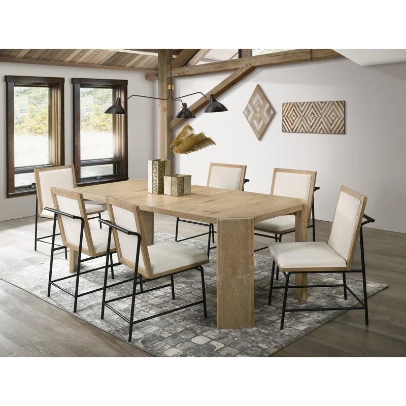 7 - Piece Extendable Dining Set - Ouch Cart