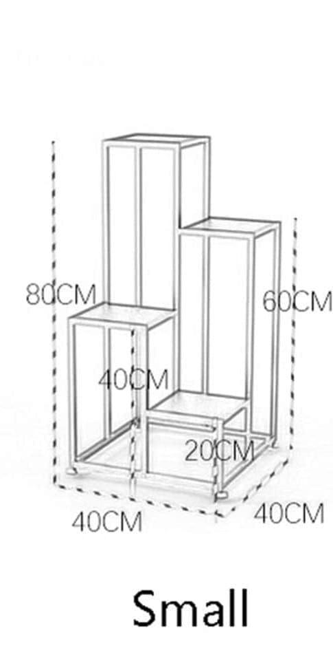 4- Tier Square Pot Stand for Living Room - Ouch Cart