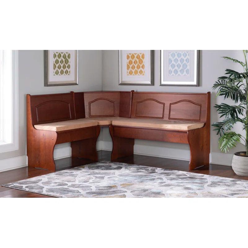 8 - Piece Pine Trestle Dining Set with Cushions - Ouch Cart