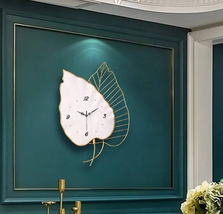 White Betel Leaf Clock