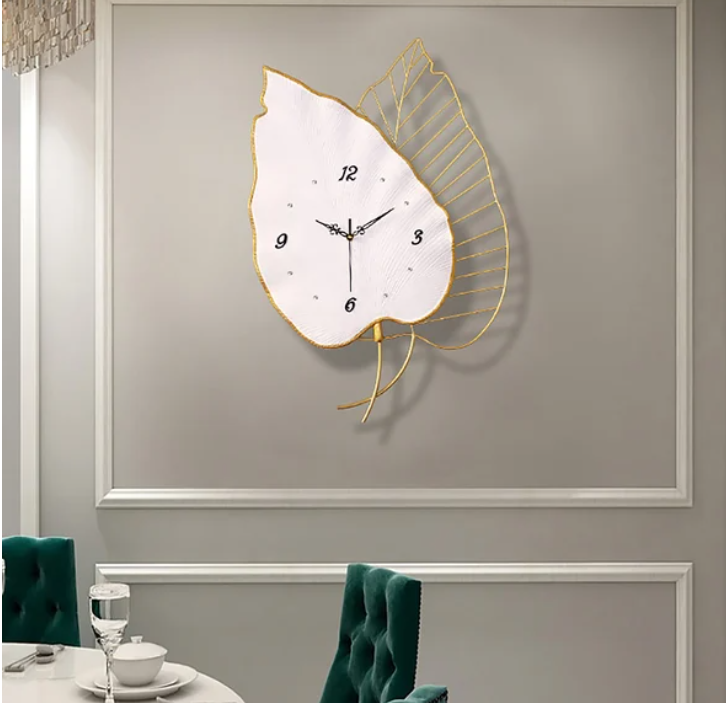 White Betel Leaf Clock