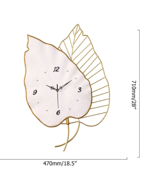 White Betel Leaf Clock