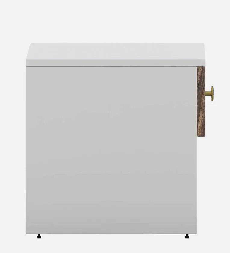 Bedside Table in Gloss Finish with Drawer - Ouch Cart