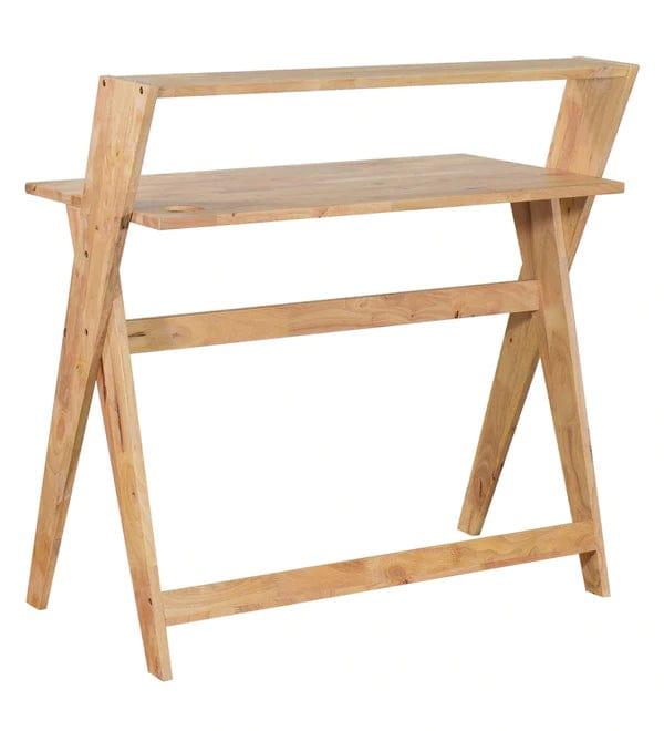 Anton Study Table in Natural Finish - Ouch Cart