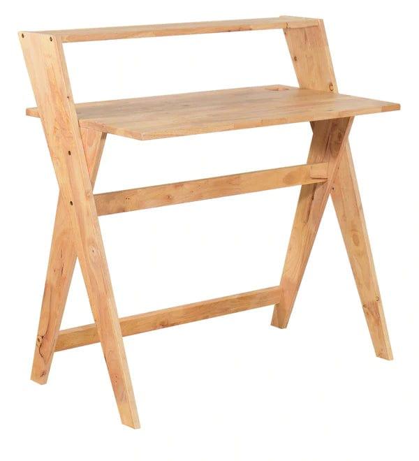 Anton Study Table in Natural Finish - Ouch Cart
