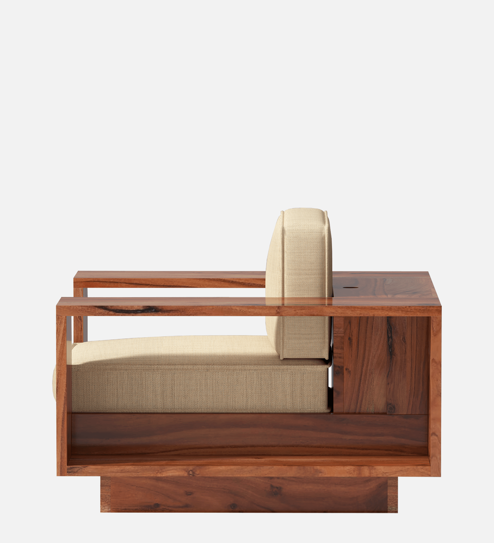 Serenerest Acacia Sofa In Light Reddish Honey - Ouch Cart