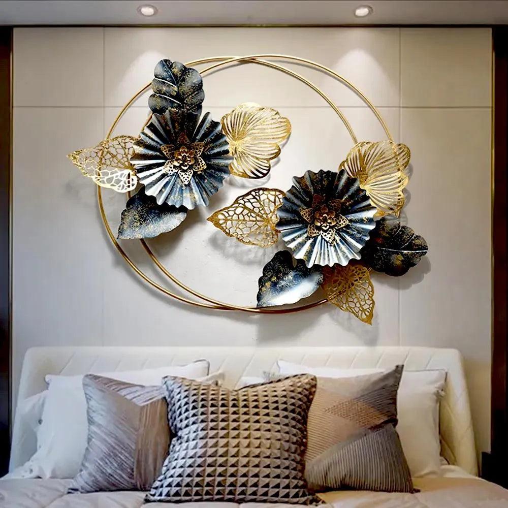 DOUBLE FLOWER WALL ART - Ouch Cart