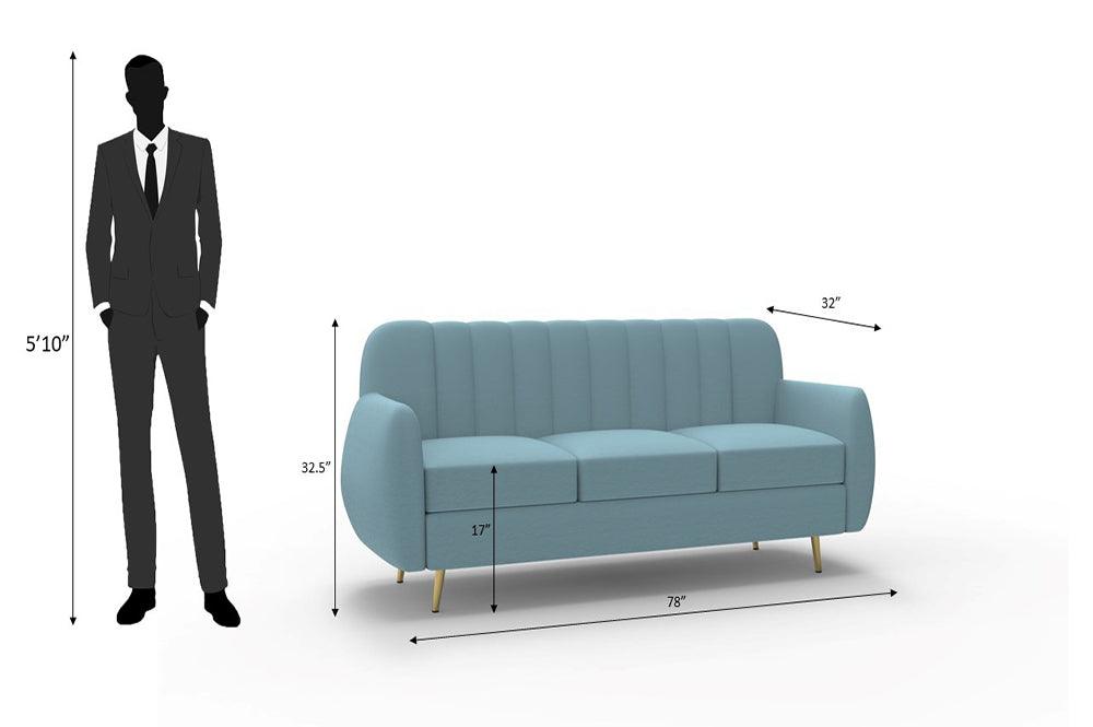 Hazy High Density Foam Sofa Set - Ouch Cart