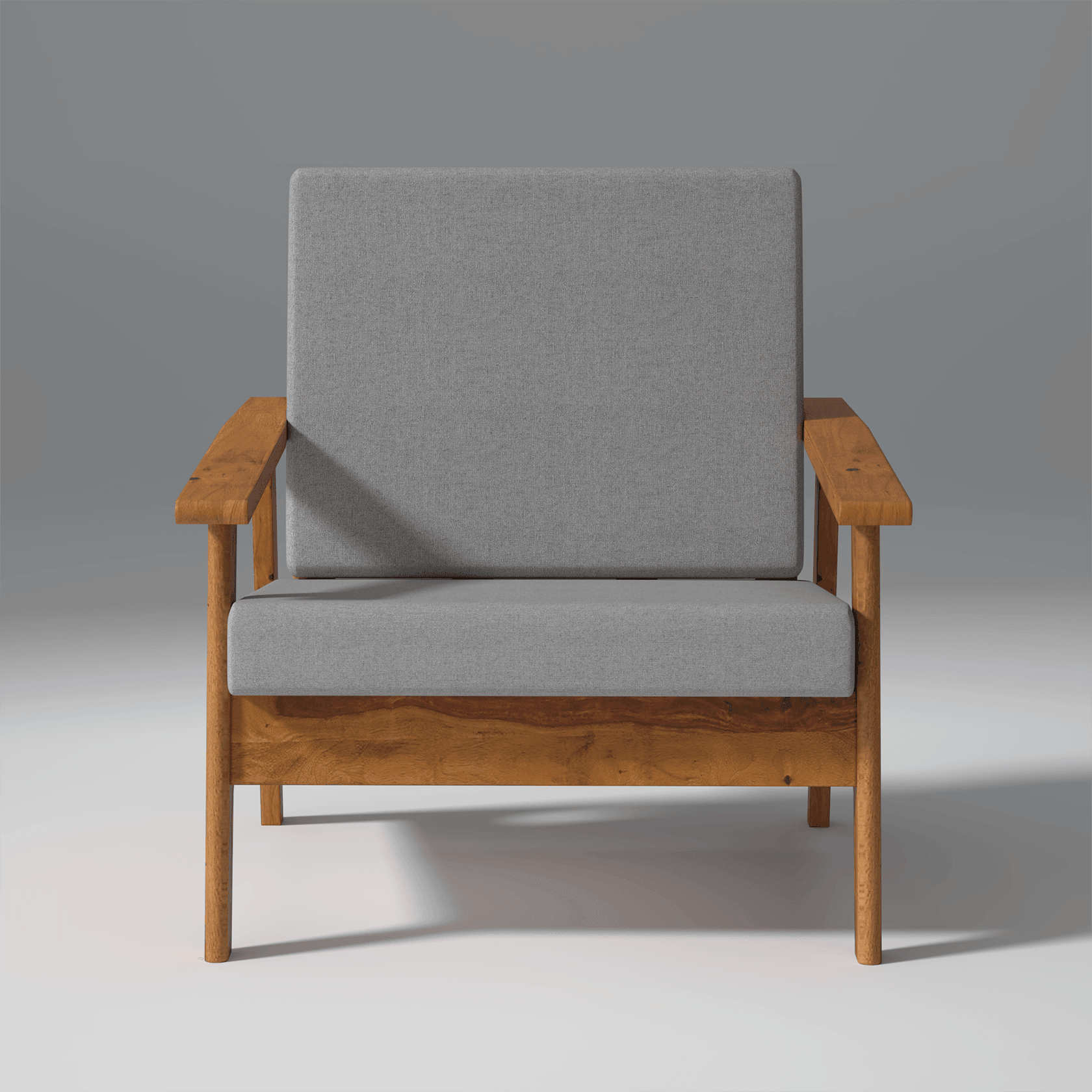 Luxe Sheesham Wood Sofa Set In Light Honey - Ouch Cart