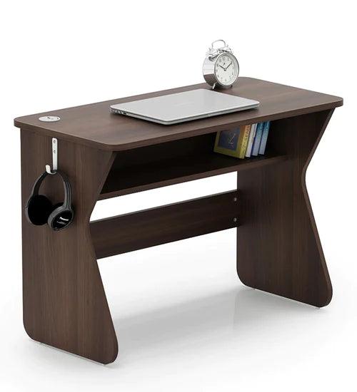 Elif Study Table in Maldou acacia Finish - Ouch Cart
