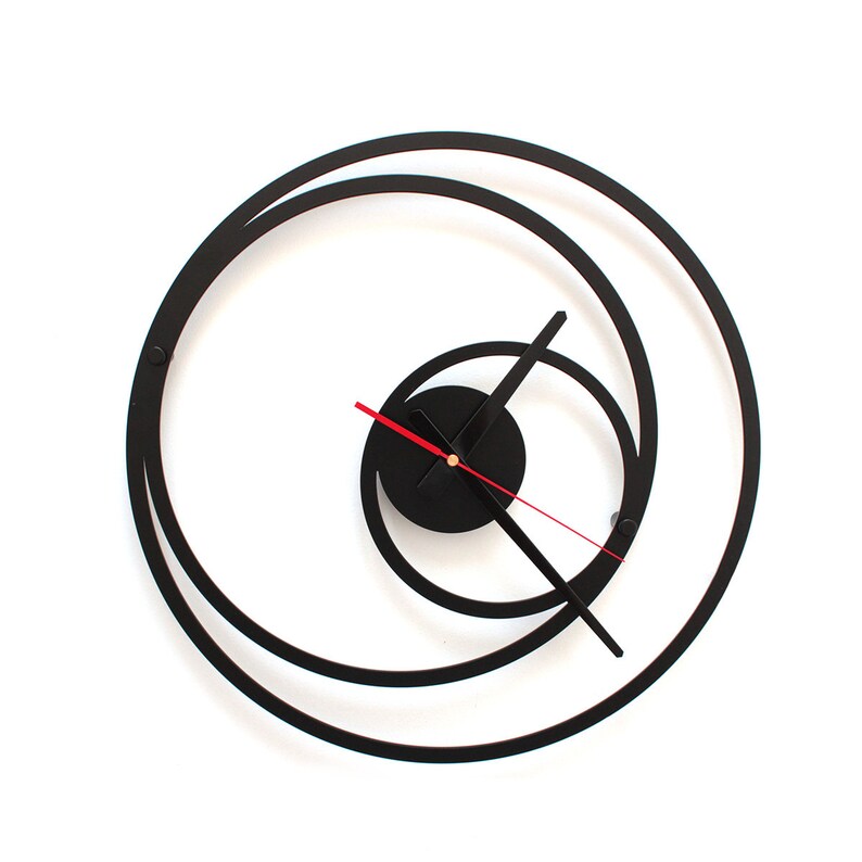 Triple Ring Wall Clock