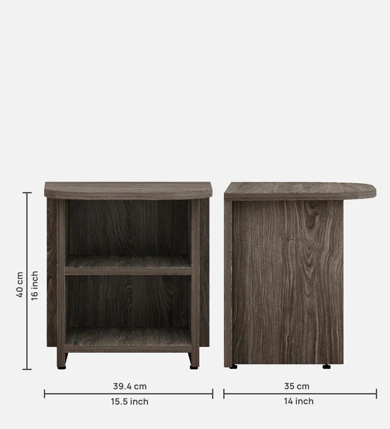 Bedside Table in Newton Wood Finish - Ouch Cart