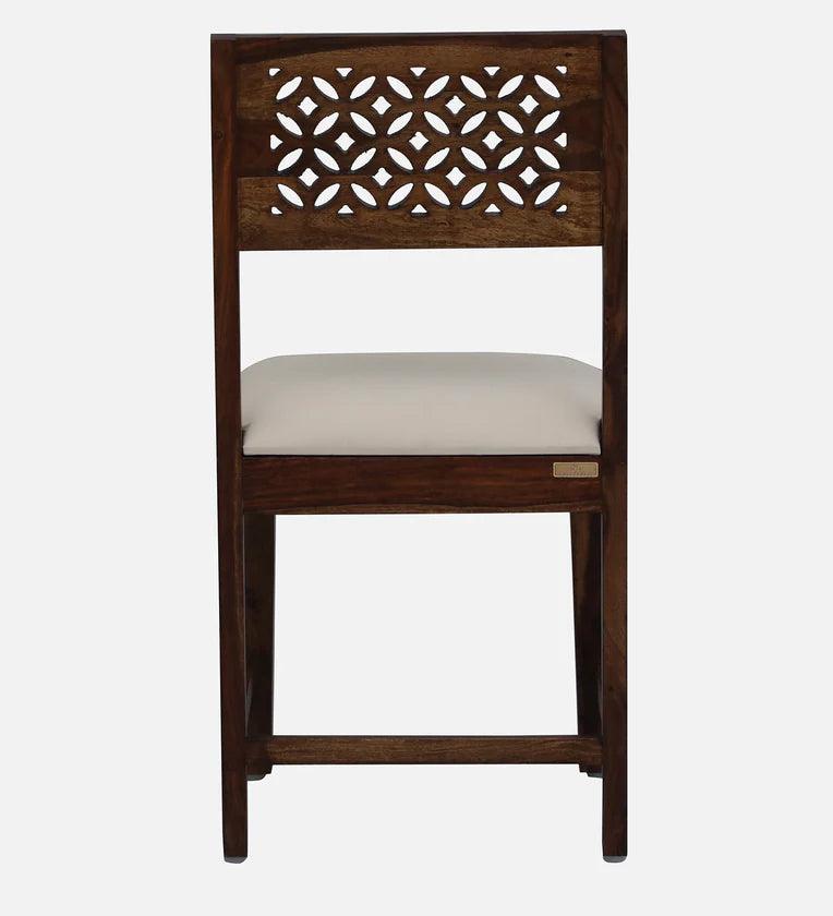 Sheesham Wood 6 Seater Dining Set in Scratch Resistant Provincial Teak Finish With Bench - Ouch Cart
