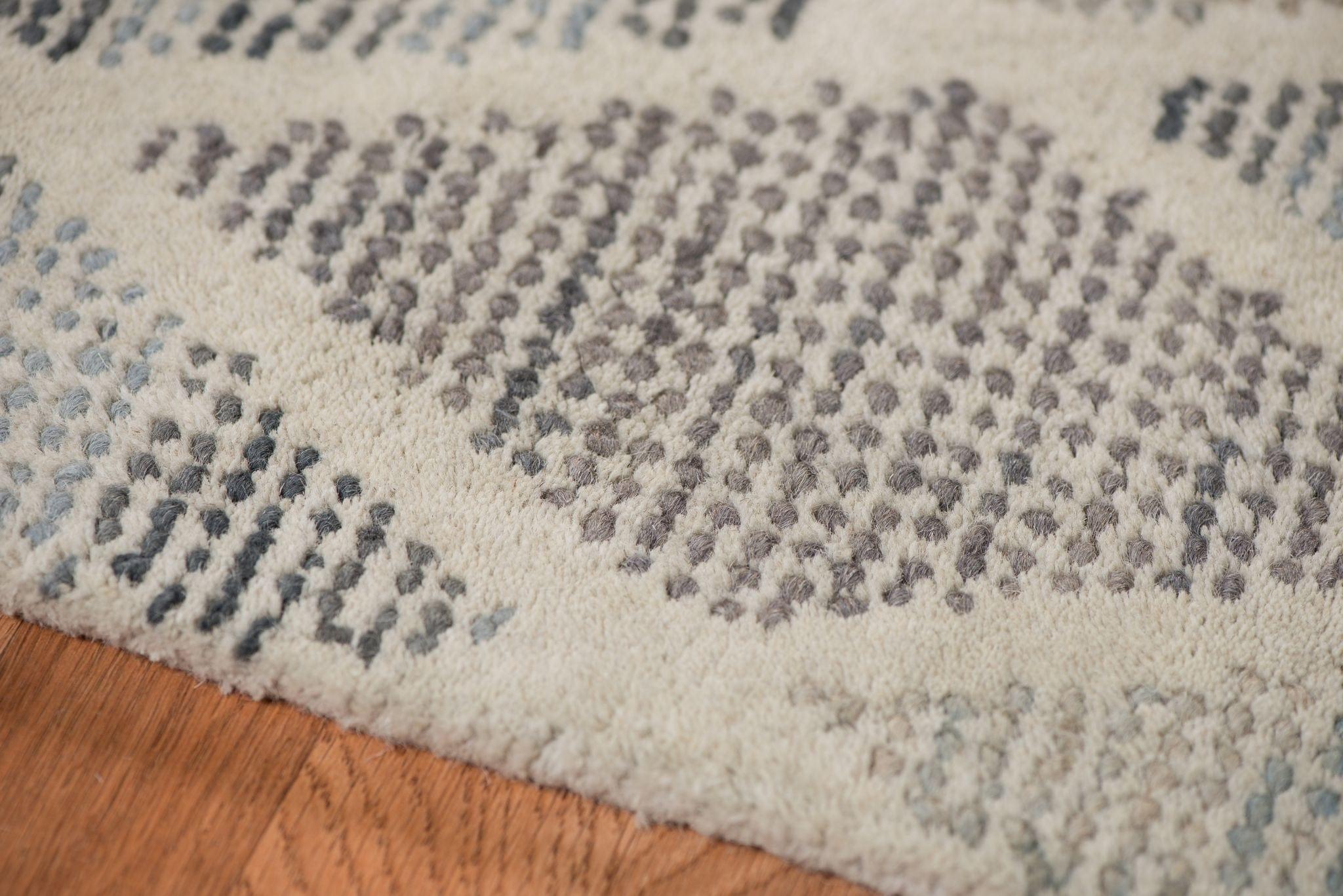 Gray Wool Vector 5x8 Feet Hand-Tufted Carpet - Rug - Ouch Cart