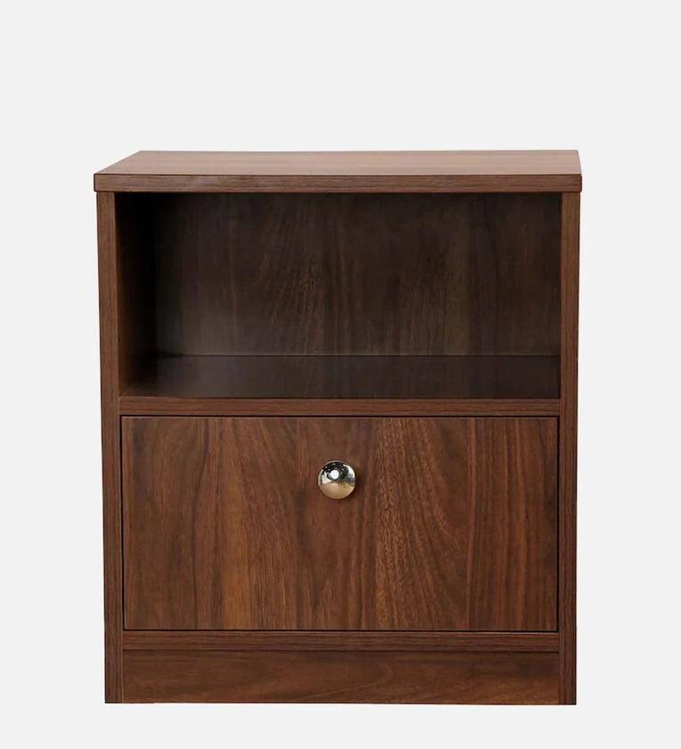 Bedside Table in Matte Finish with Drawer - Ouch Cart