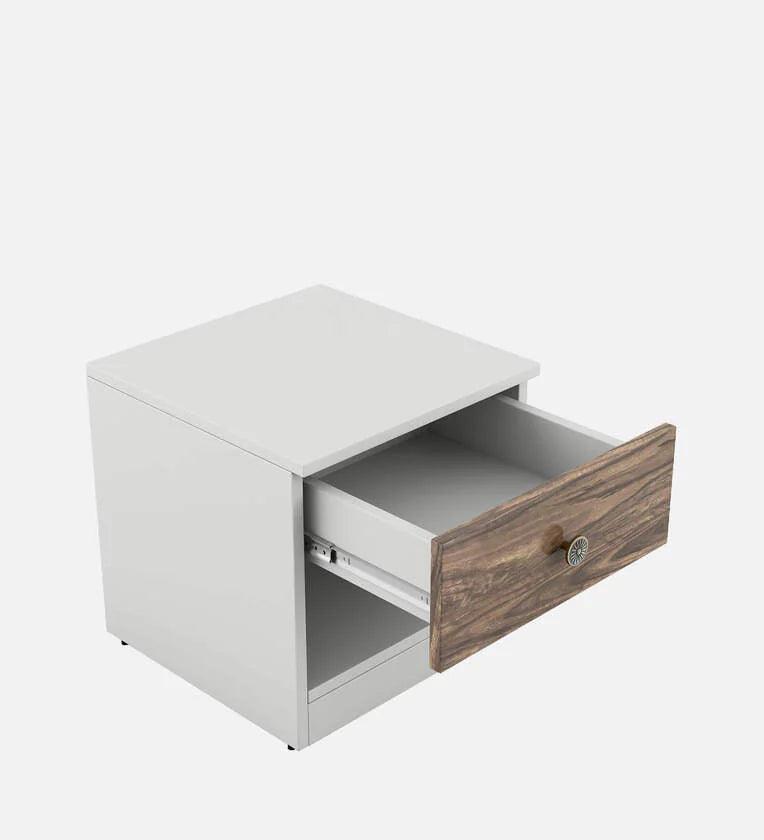 Bedside Table in Gloss Finish with Drawer - Ouch Cart