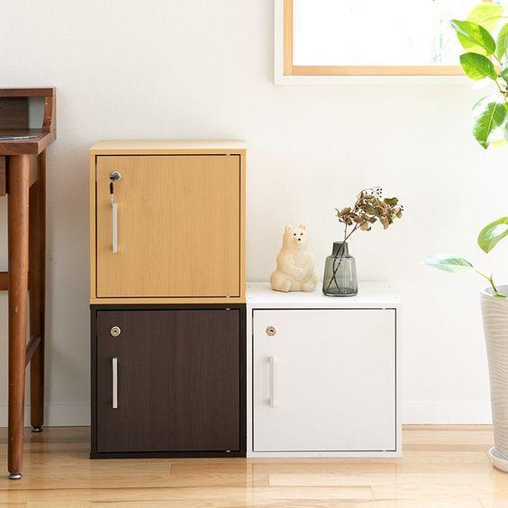 Straight Line Locker Storage/Cabinet/Cube Box By Miza - Ouch Cart