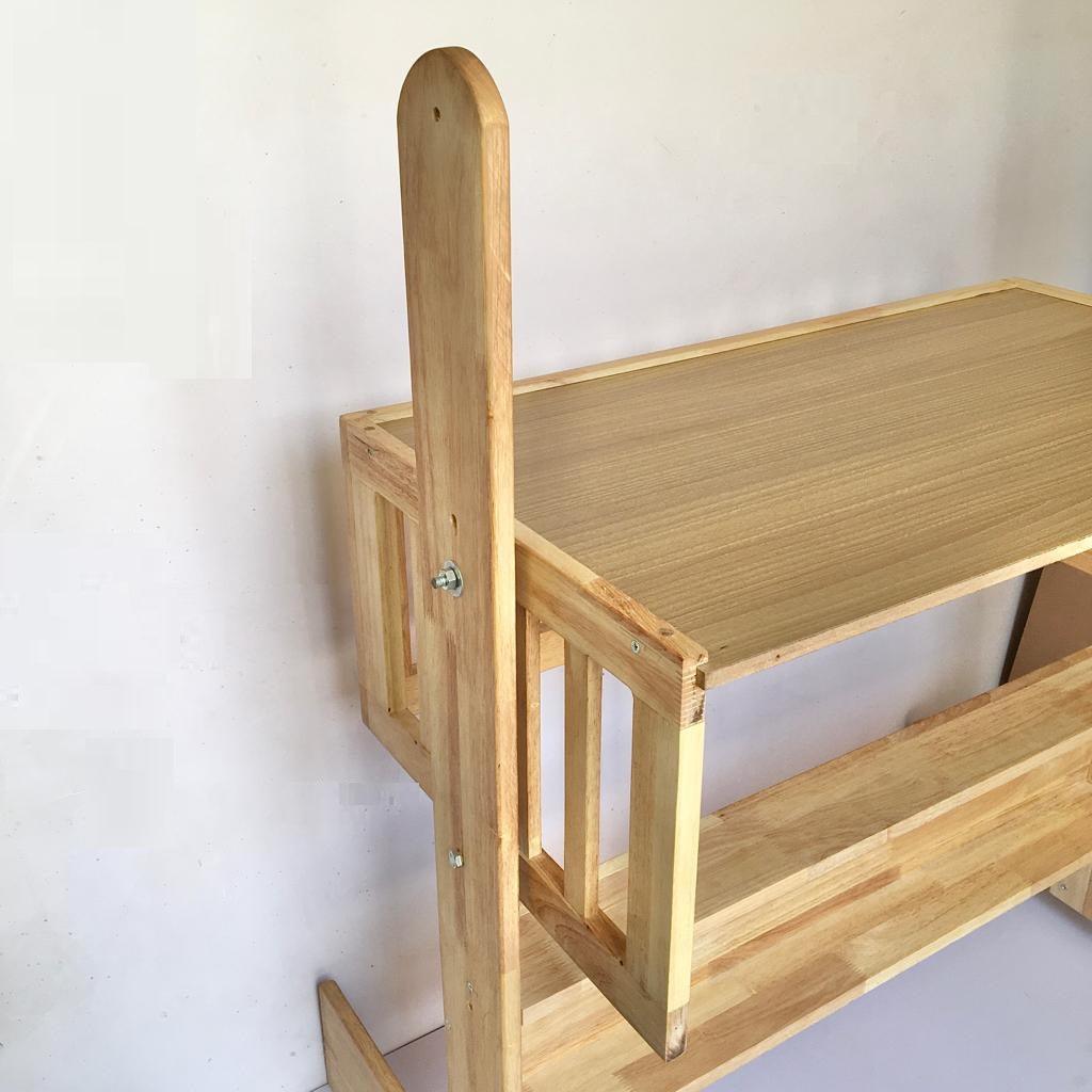 Baby Cot/Paalna/Jhula Cum Foldable Study Work Table By Miza - Ouch Cart