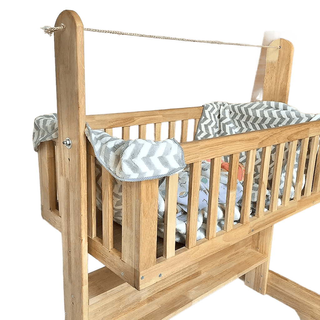 Baby Cot/Paalna/Jhula Cum Foldable Study Work Table By Miza - Ouch Cart