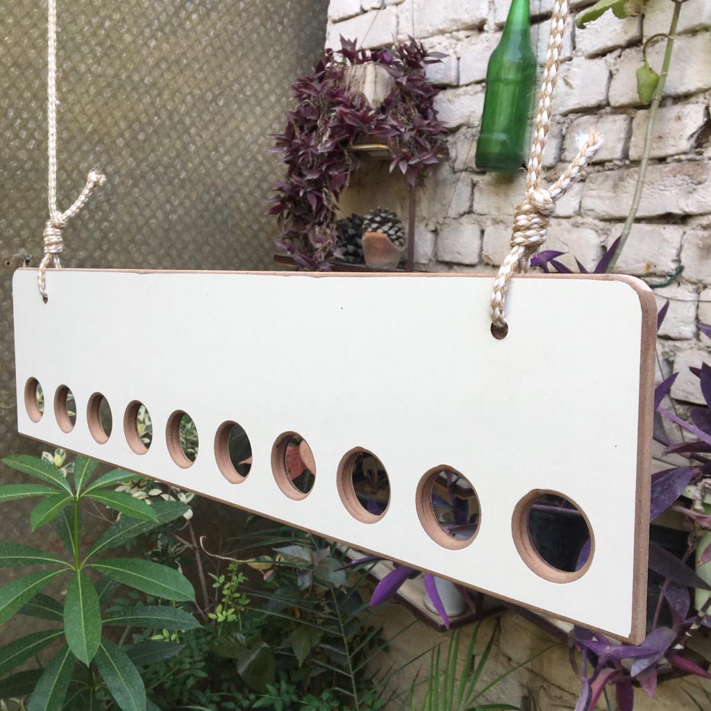 Ceiling Rope Hanging Wooden Clothes Hanger Rack By Miza - Ouch Cart