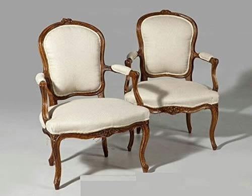 Handicraft Pure Sheesham Wooden Armrest Chair Set of 2 PCs Royal Look Seating Chair - Ouch Cart