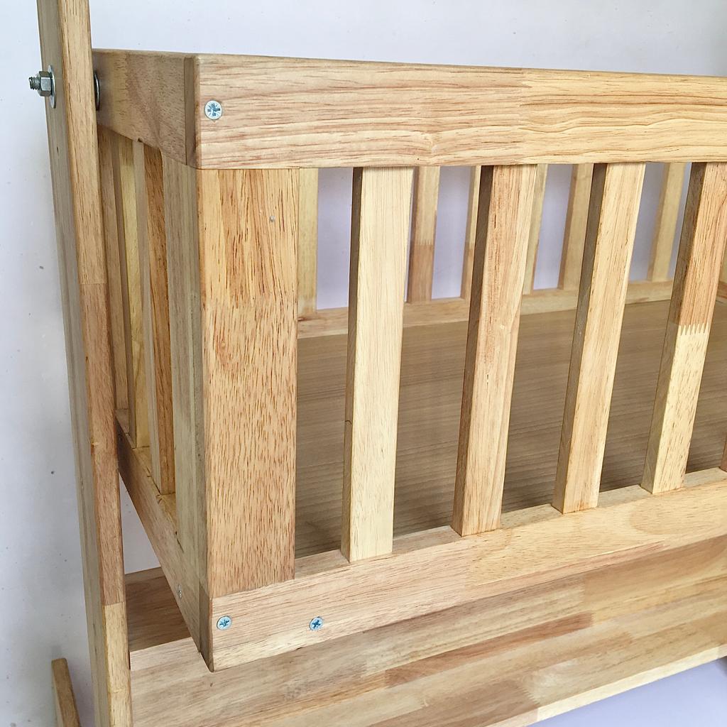 Baby Cot/Paalna/Jhula Cum Foldable Study Work Table By Miza - Ouch Cart