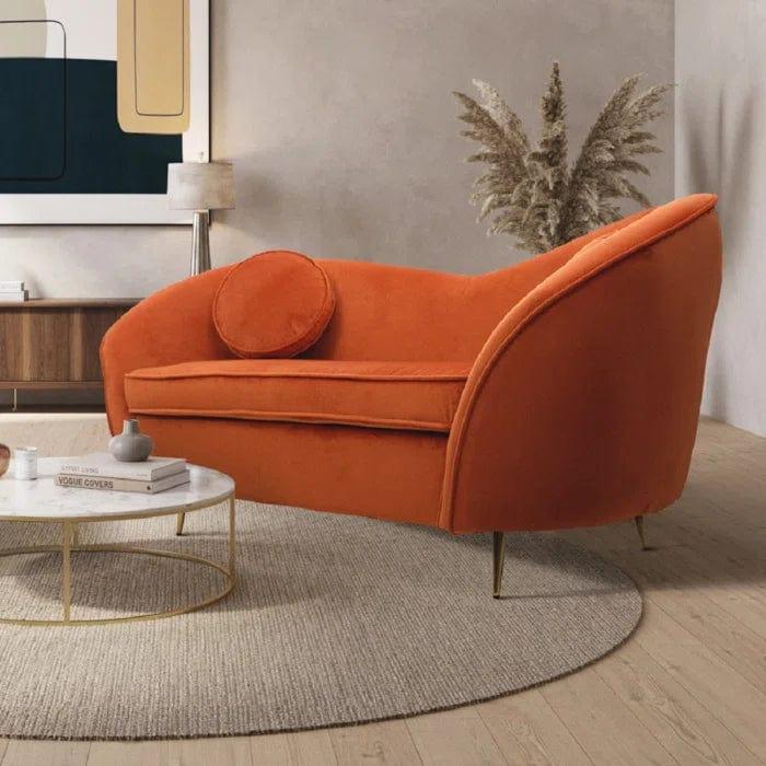 2 Seater Upholstered Loveseat - Ouch Cart