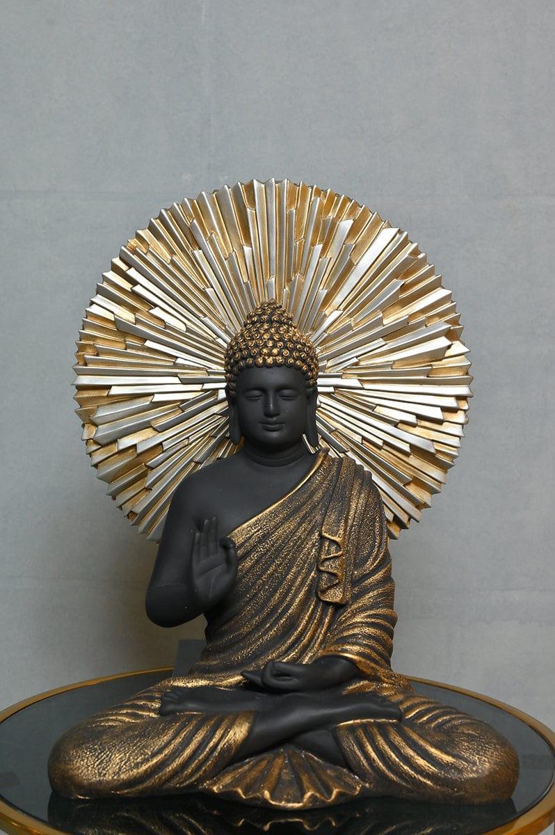 Buddha With Polyresin Big Stand (Combo) - Ouch Cart