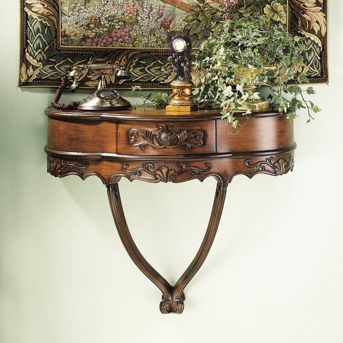 Half Round Wooden Console Table - Ouch Cart
