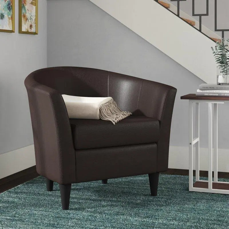Wide Tufted Arm Chair for living room - Ouch Cart