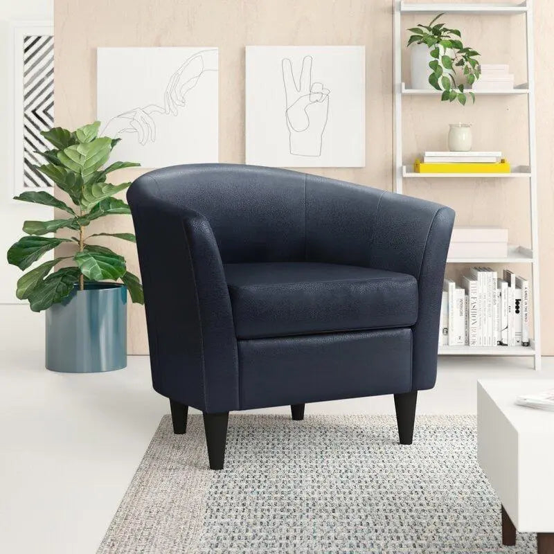 Wide Tufted Arm Chair for living room - Ouch Cart