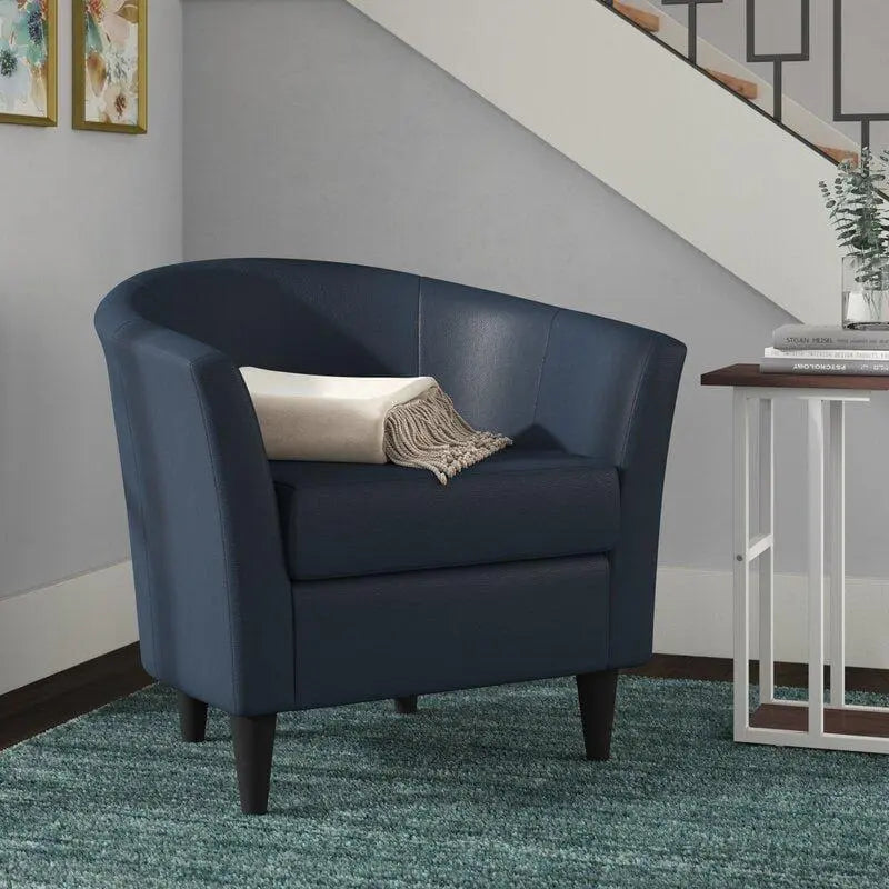 Wide Tufted Arm Chair for living room - Ouch Cart