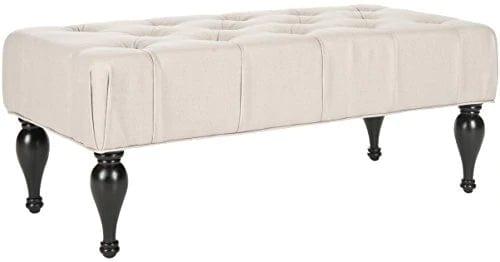 Safavieh Mercer Collection Rupert Bench, Taupe - Ouch Cart