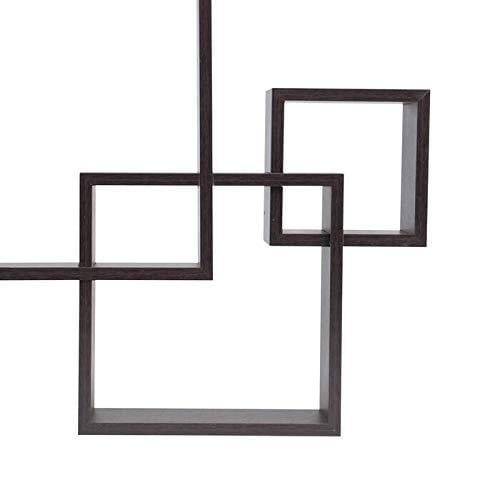 Wooden Wall Mounted Shelf Rack for Living Room Decor ) - Set of 4 - Ouch Cart