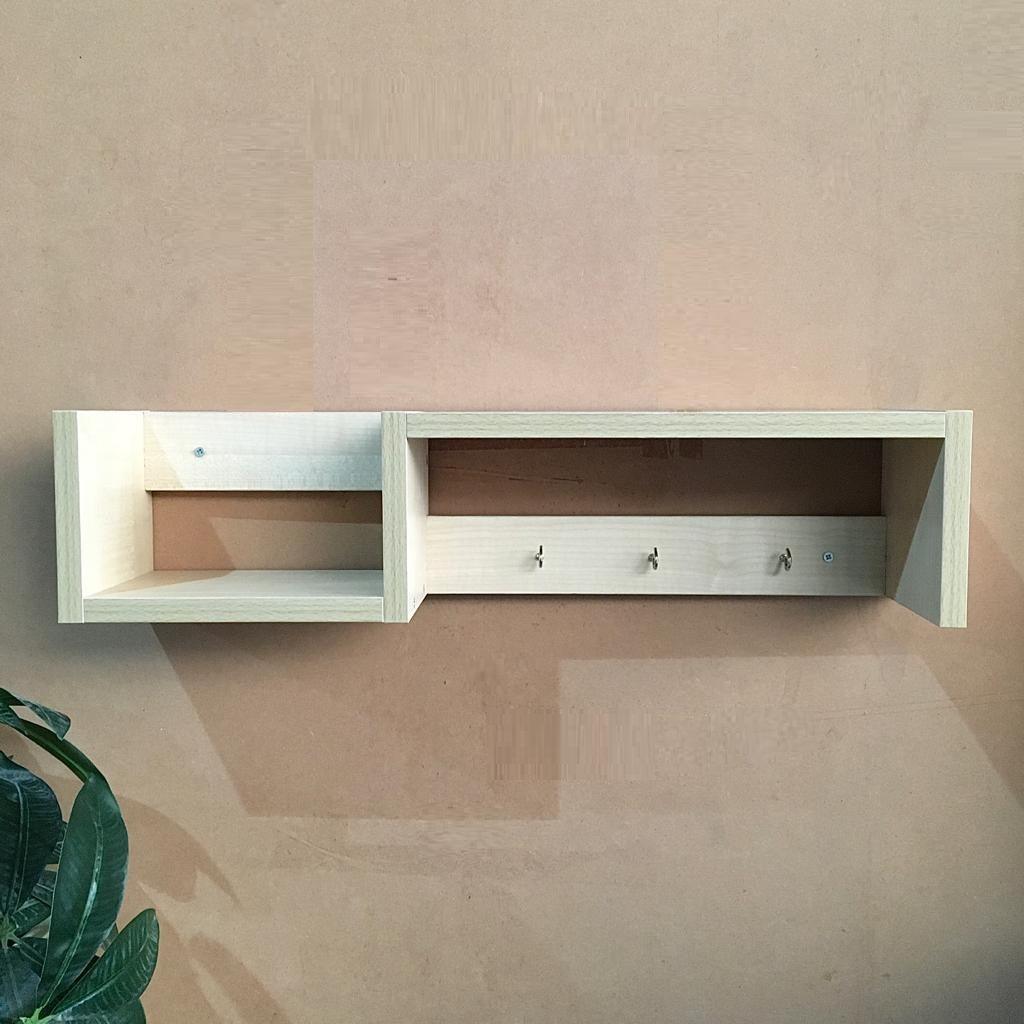 MDF Wall Mounted Key Hooks Shelf By Miza - Ouch Cart