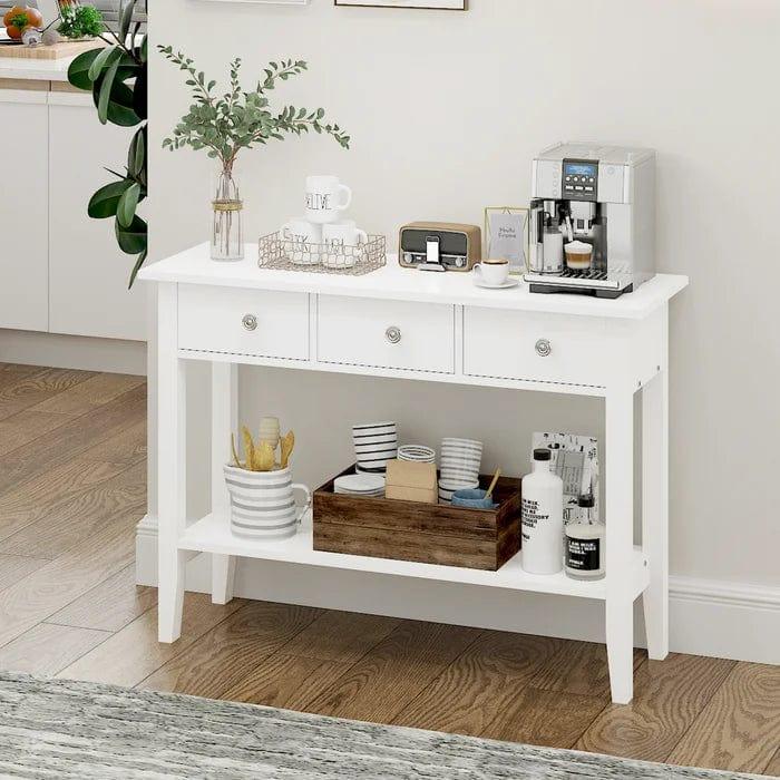 wooden Console Table - Ouch Cart