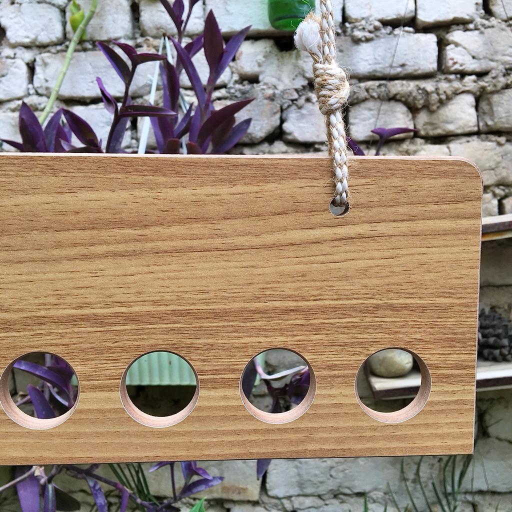 Ceiling Rope Hanging Wooden Clothes Hanger Rack By Miza - Ouch Cart