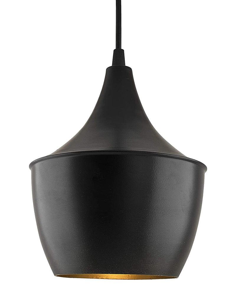 Black Metal Medium Pear Hanging Light for Home Decoration - Ouch Cart