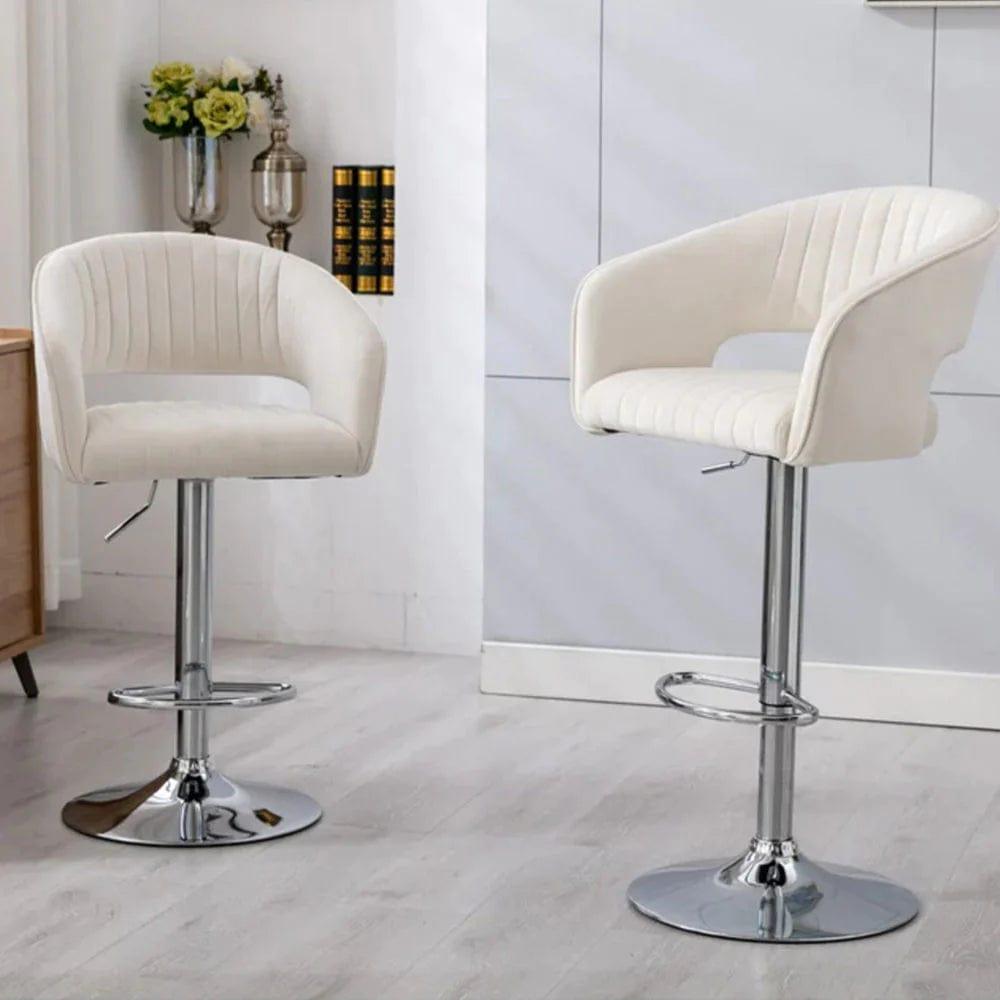 DEE SWIEL ADJUSTABLE BAR STOOL SET OF 2 - Ouch Cart